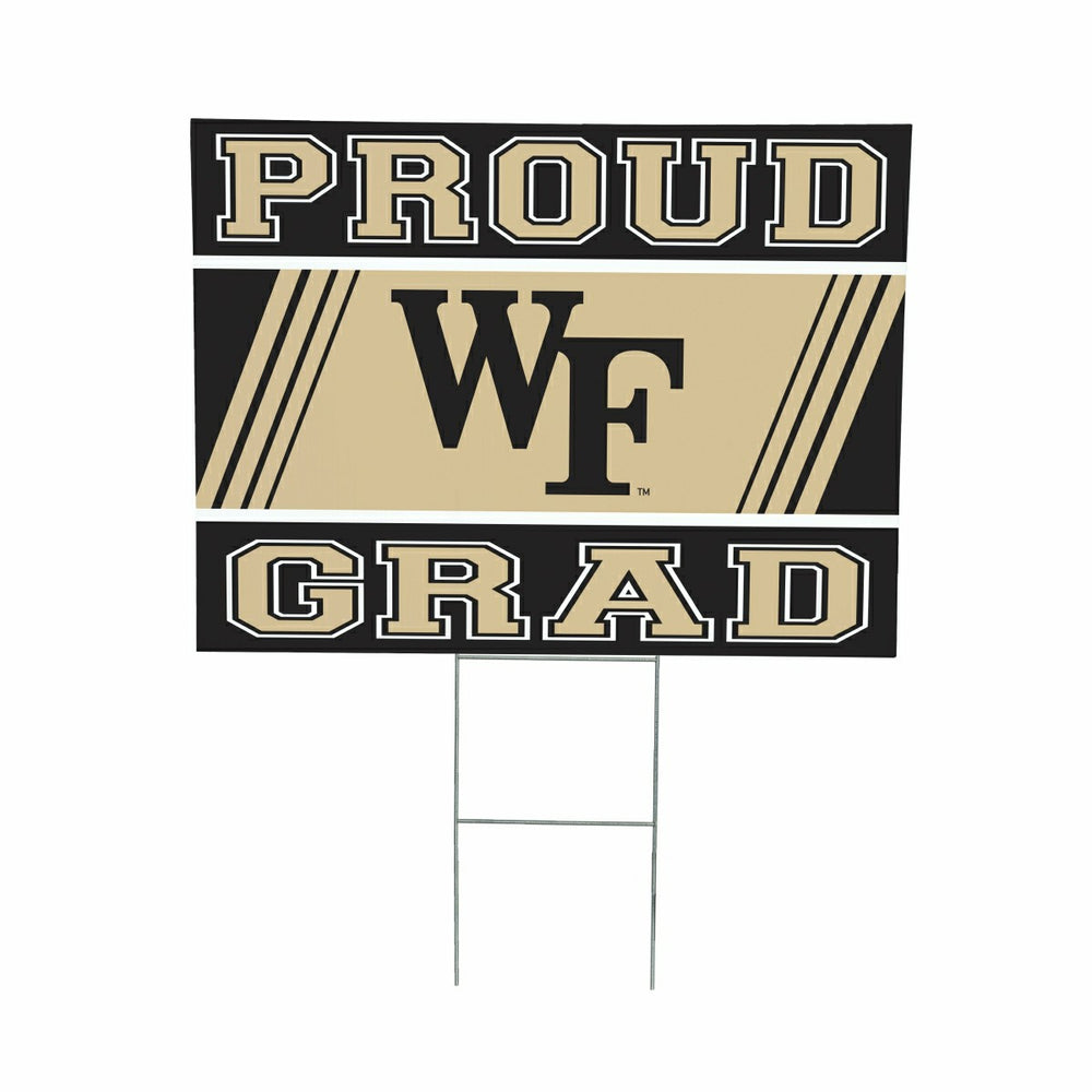Wake Forest University Coroplast Yard Sign Graduate