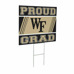 Wake Forest University Coroplast Yard Sign Graduate