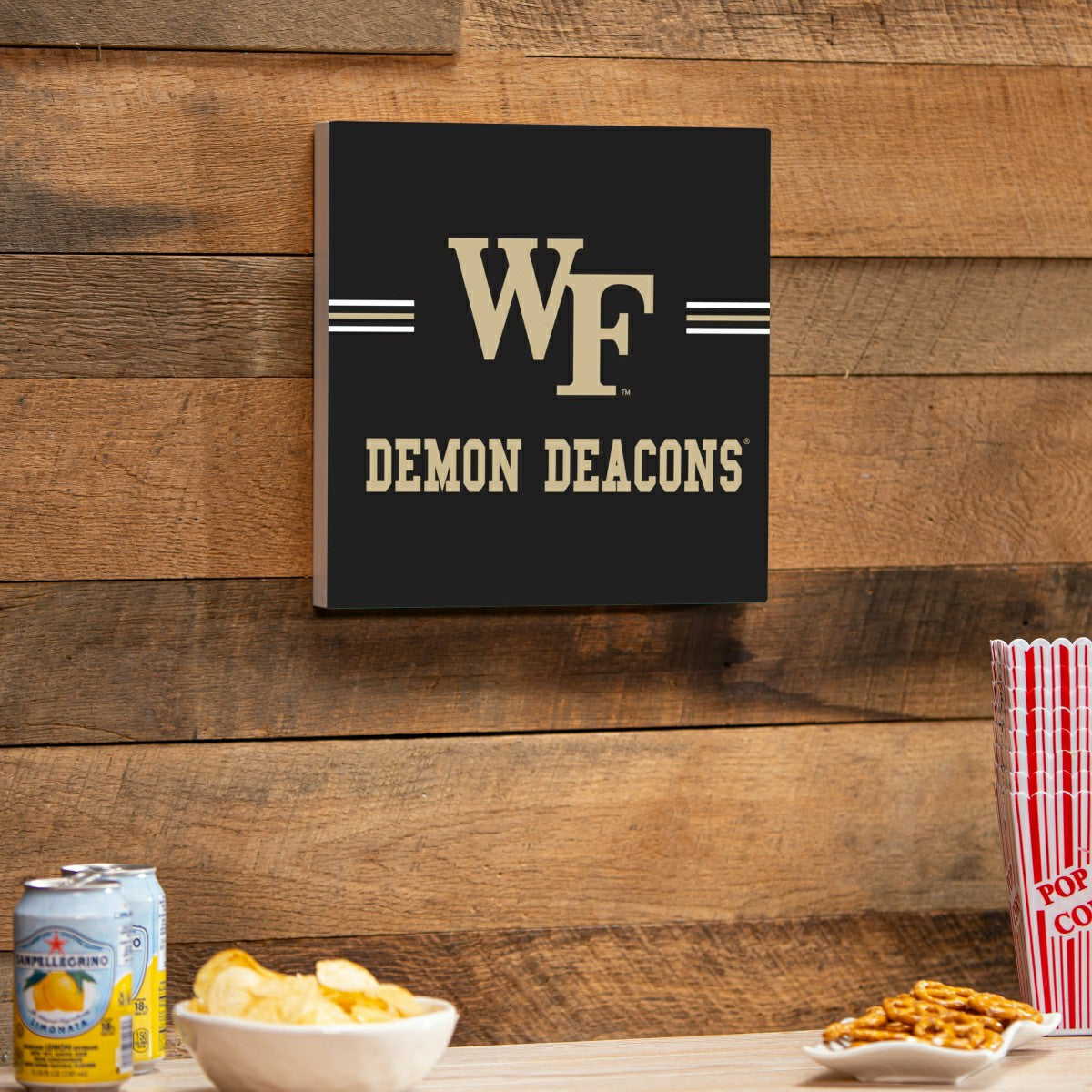 Wake Forest University Wood Wall Sign, 12x12