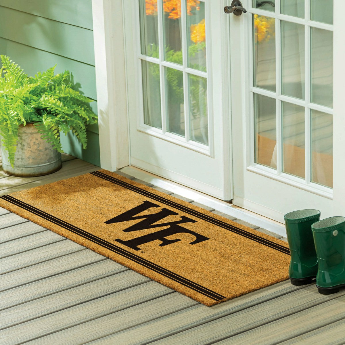 Wake Forest University Extra Large One Color Coir Mat, 60"x24"