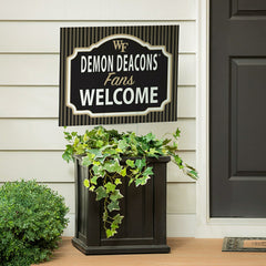 Wake Forest University Coroplast Yard Sign, "Fans Welcome"