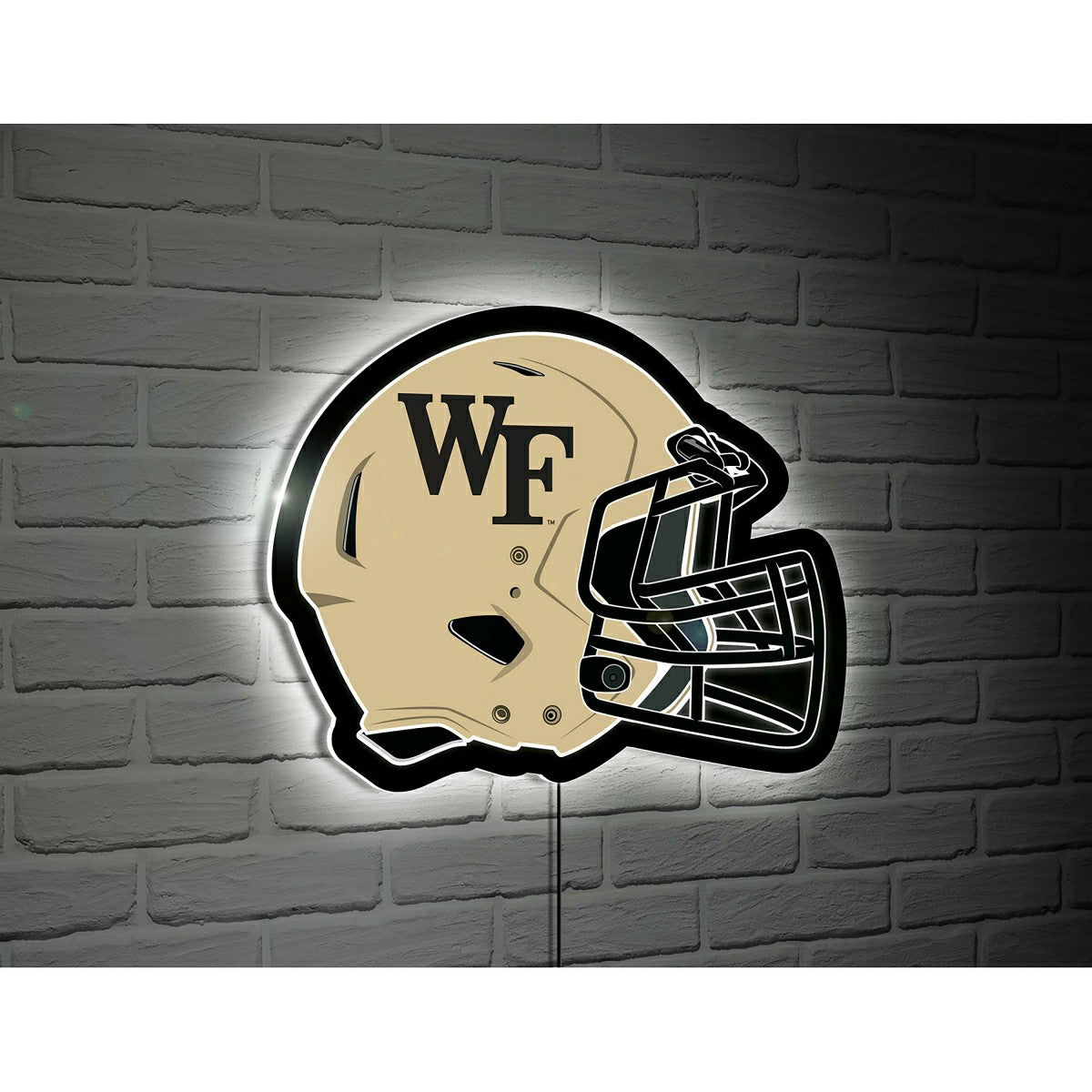 LED Wall Decor, College Football Helmet, Wake Forest University