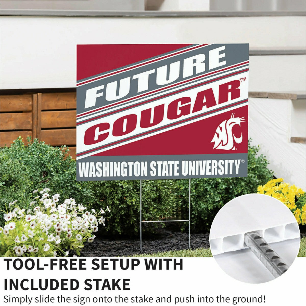 Washington State University Coroplast Yard Sign, Future Student