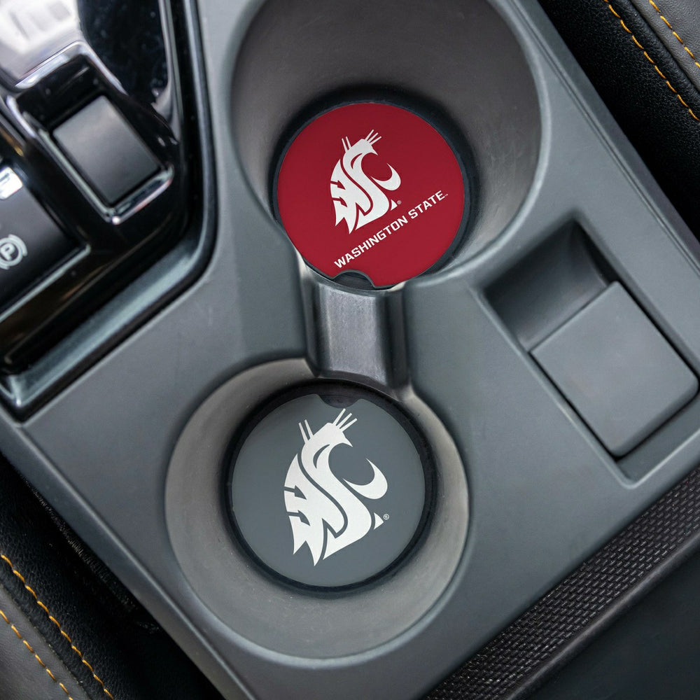 Washington State University Car Coaster Set, 2pc