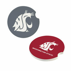 Washington State University Car Coaster Set, 2pc