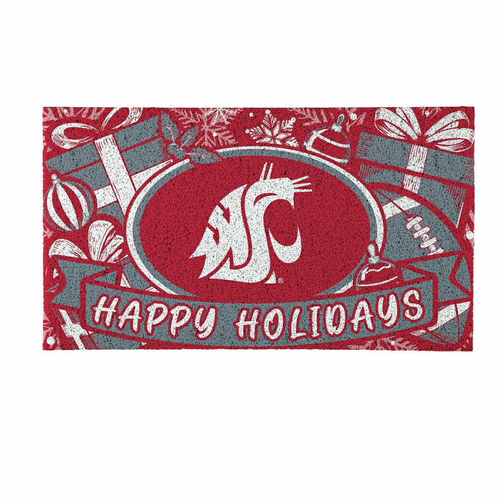 Washington State University Holiday PVC Mat, 28"x16"
