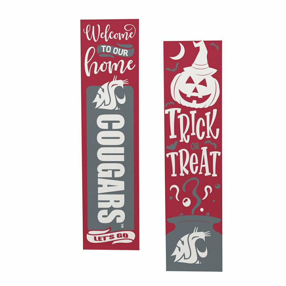 47" Double Sided Leaner, Washington State University, Halloween