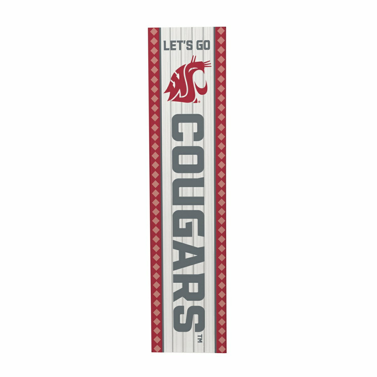 47" Double Sided Leaner, Washington State University, Christmas