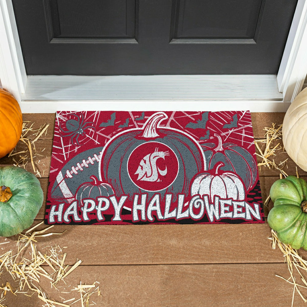Washington State University Halloween PVC Mat, 28"x16"