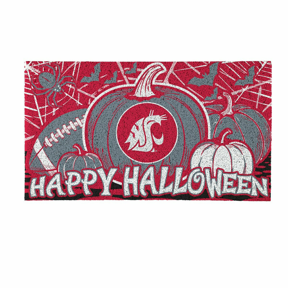 Washington State University Halloween PVC Mat, 28"x16"