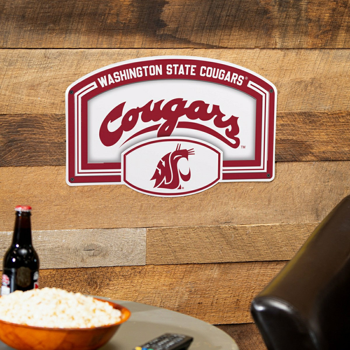 Washington State University USA Embossed Steel Wall Sign, 11" x 17"