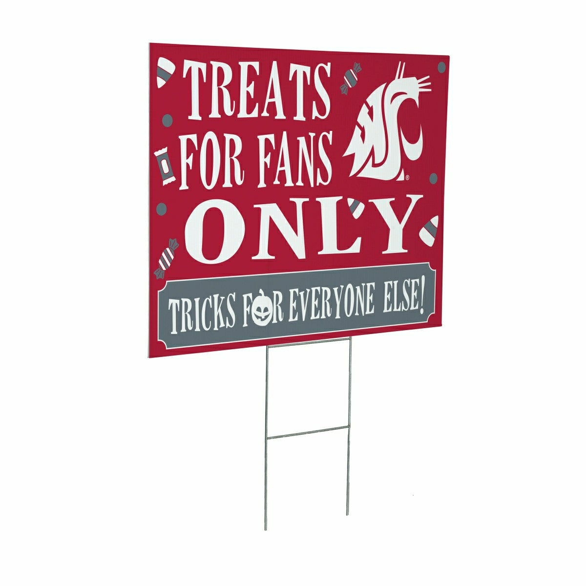 Washington State University Yard Sign, Halloween Treats for Fans
