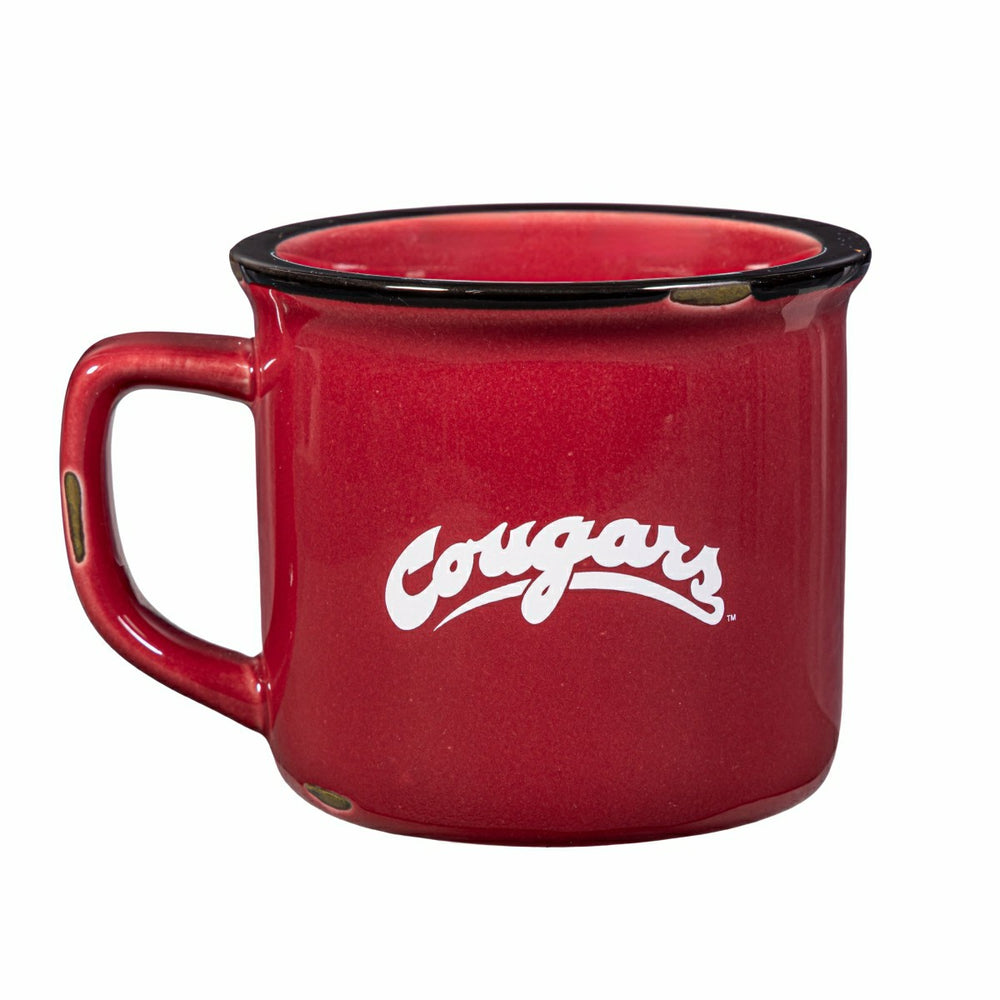 Washington State University Ceramic Camp Cup with Enamel Finish, 14oz