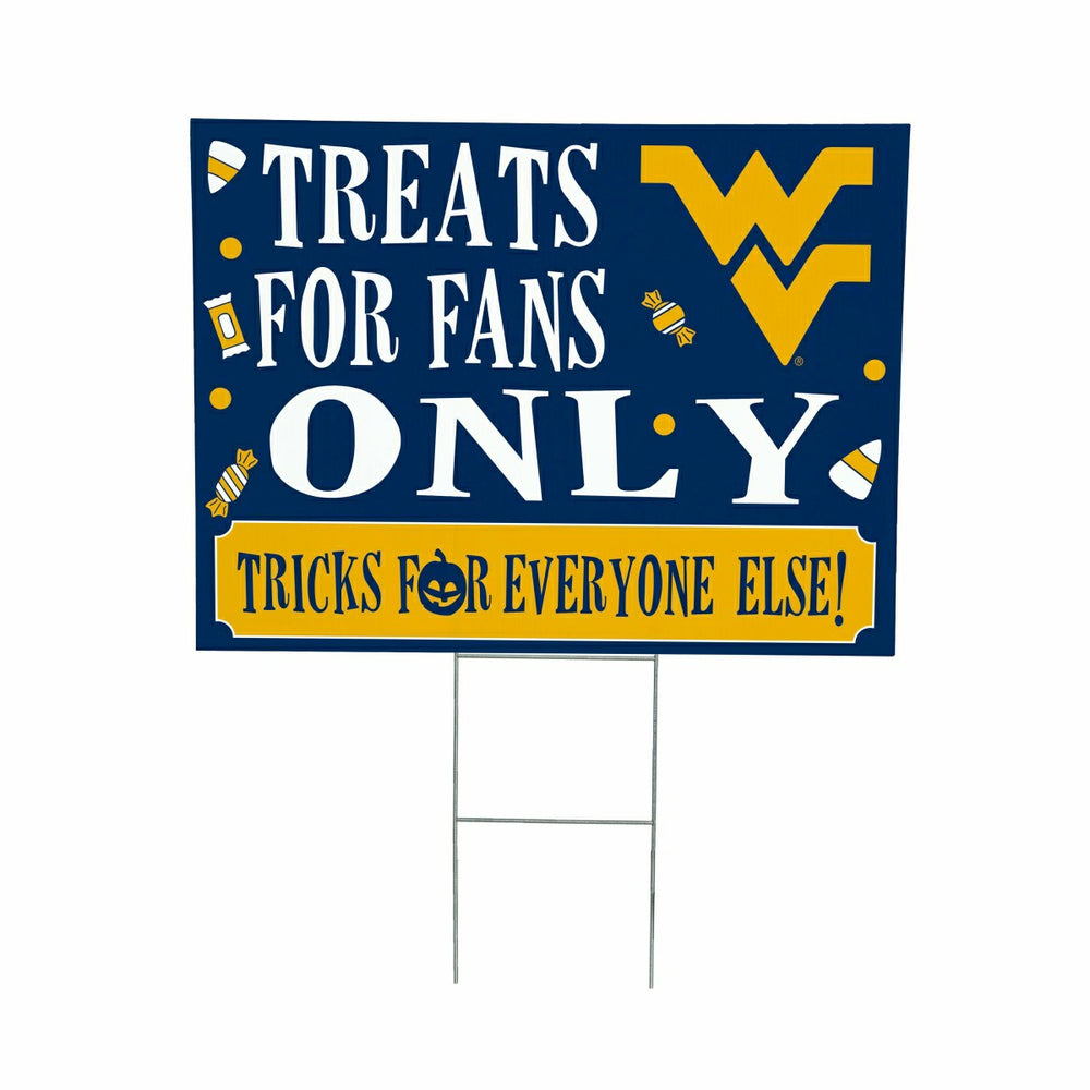 West Virginia University Yard Sign, Halloween Treats for Fans