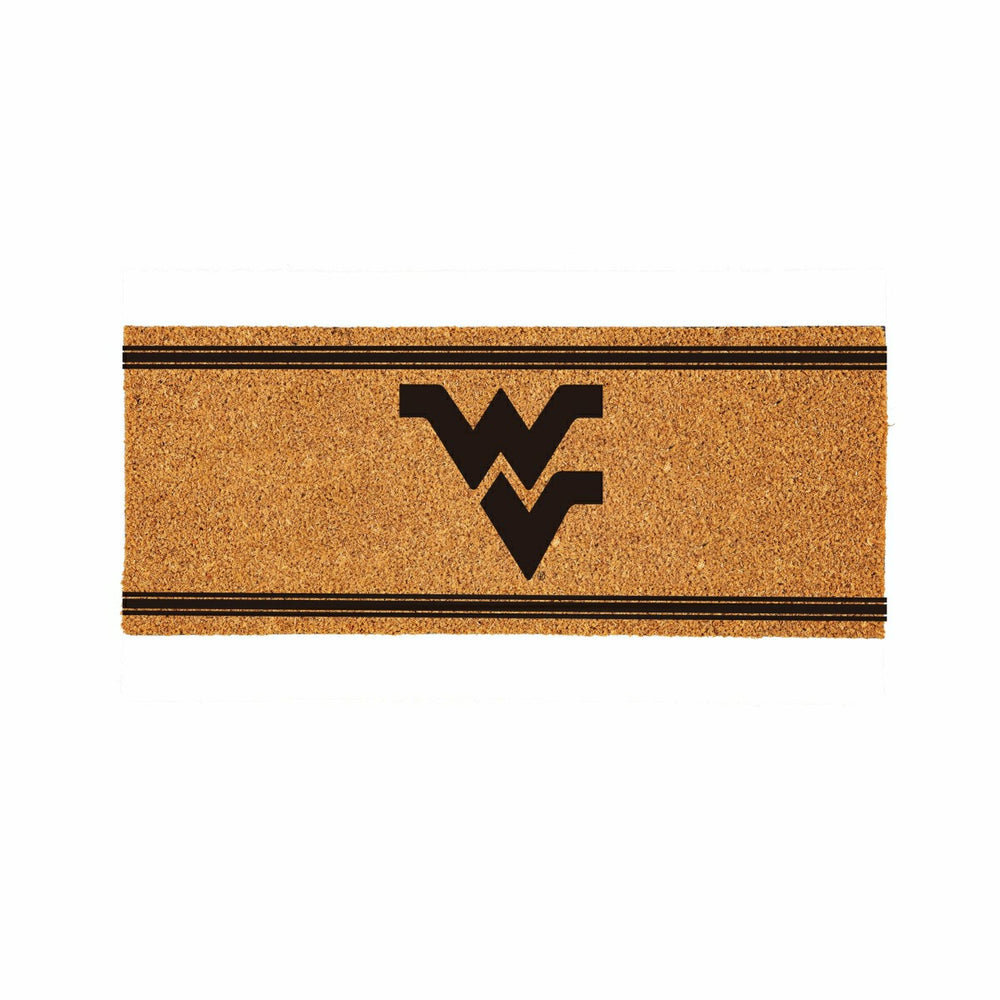 West Virginia University Extra Large One Color Coir Mat, 60"x24"