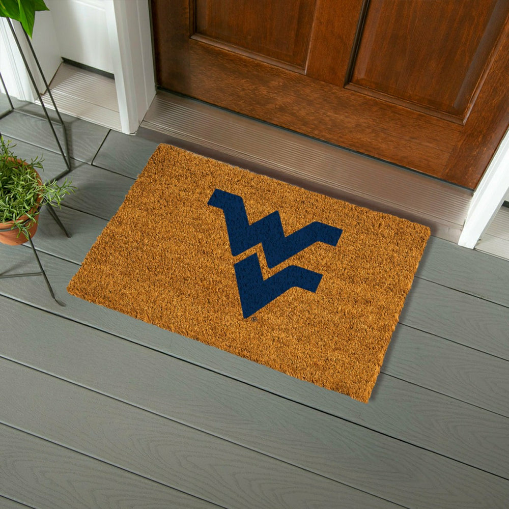 Coir Mat, 16"x28", West Virginia University