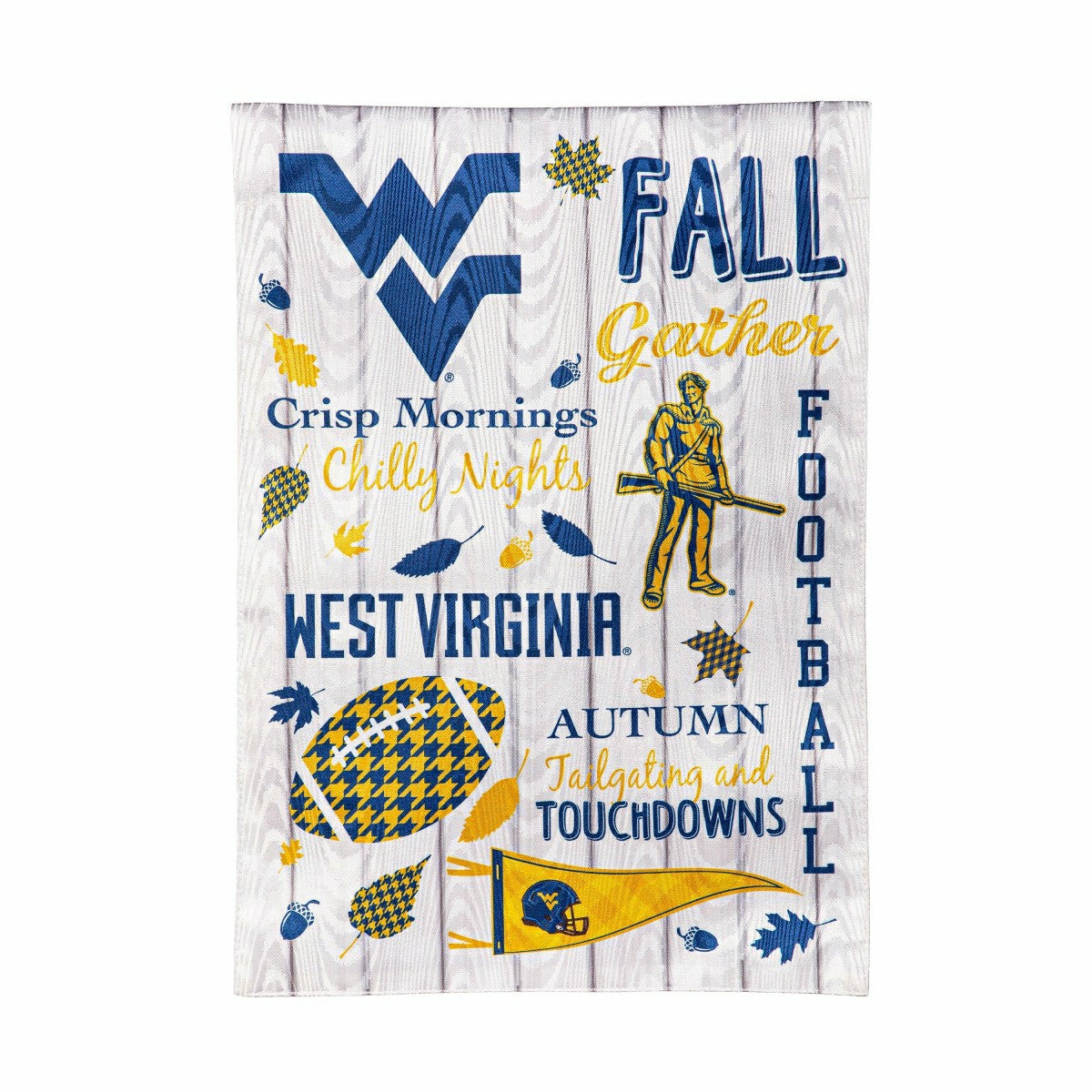 West Virginia University, Moire Flag, GDN, Fall Seasonal