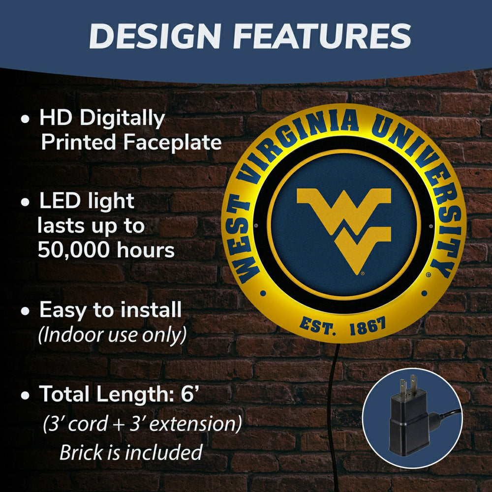 West Virginia University, Metal Lite, Round