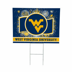 West Virginia University Yard Sign, Patriotic