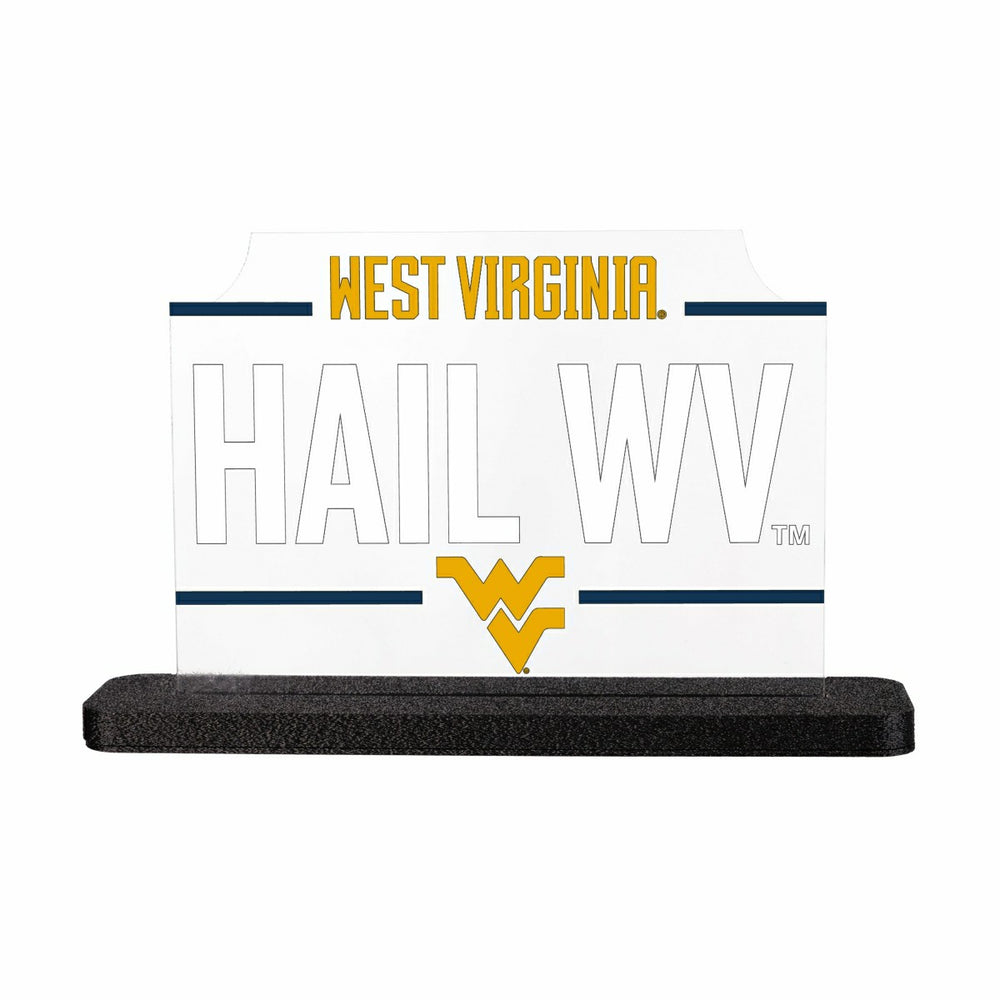 West Virginia University College Rectangle Desklite LED Décor