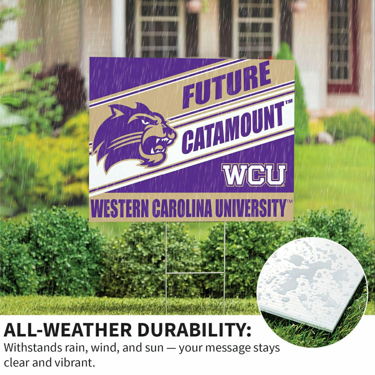 Western Carolina University Coroplast Yard Sign, Future Student