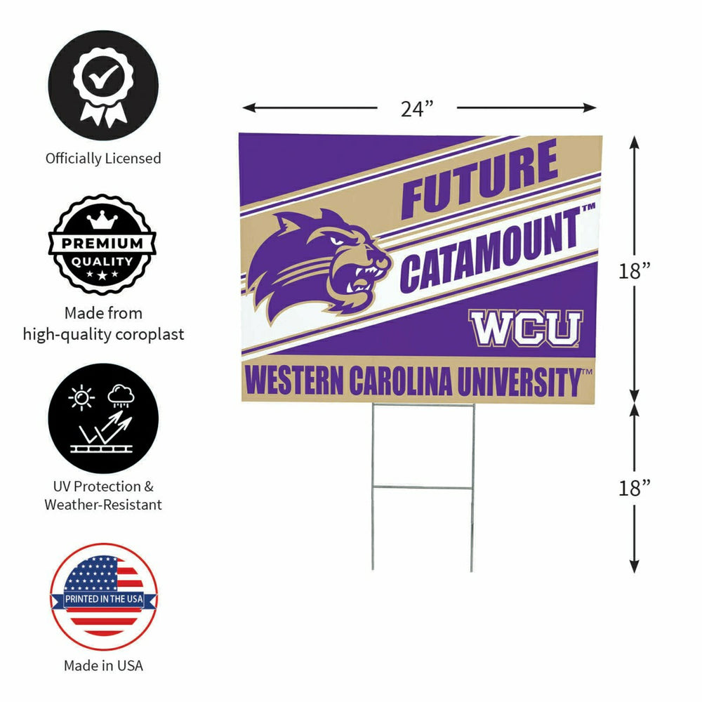 Western Carolina University Coroplast Yard Sign, Future Student