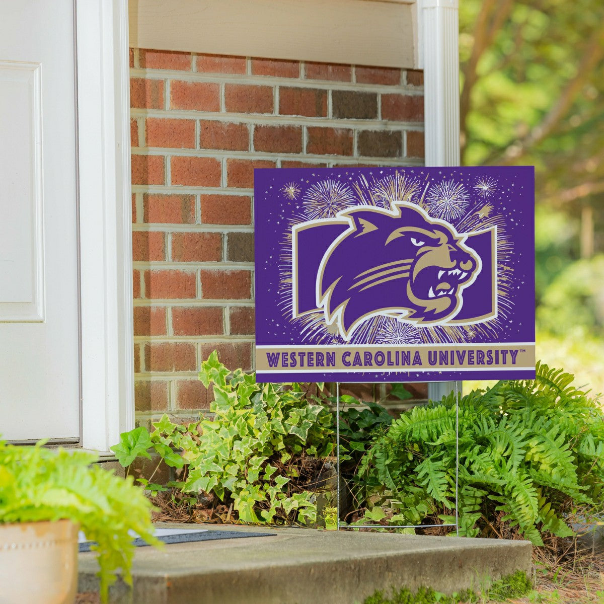 Western Carolina University Yard Sign, Patriotic