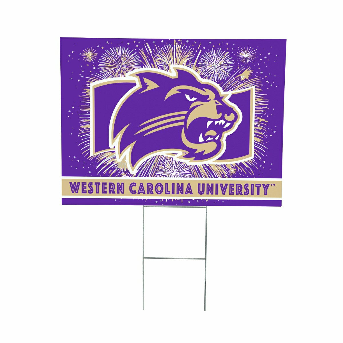 Western Carolina University Yard Sign, Patriotic