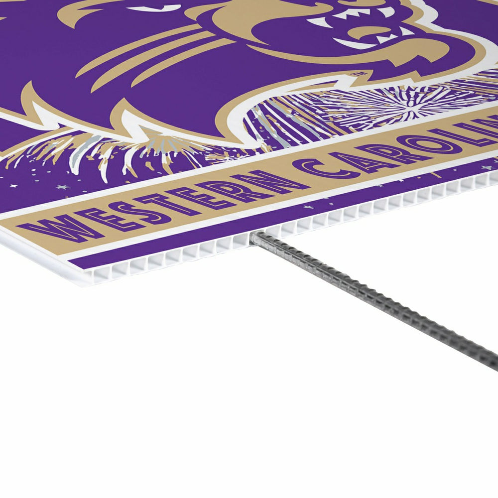 Western Carolina University Yard Sign, Patriotic