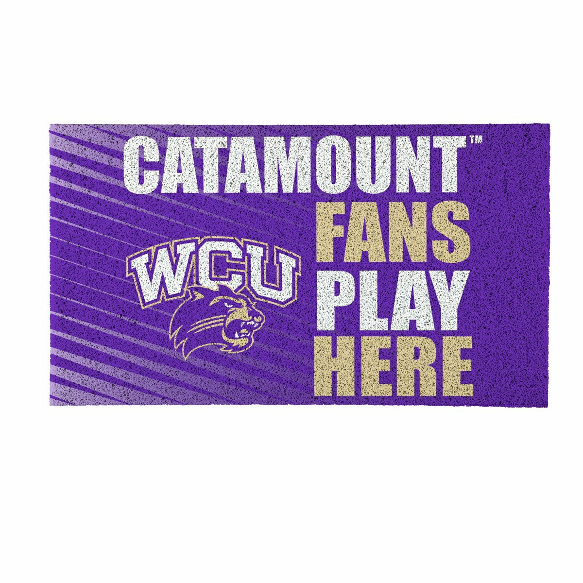Western Carolina University Fan Mat, 28"x16"