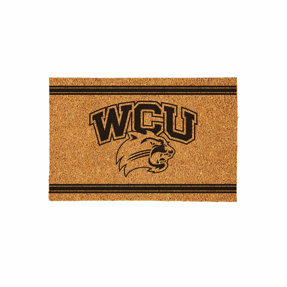 Western Carolina University Large One Color Coir Mat, 36"x24"
