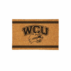 Western Carolina University Large One Color Coir Mat, 36"x24"