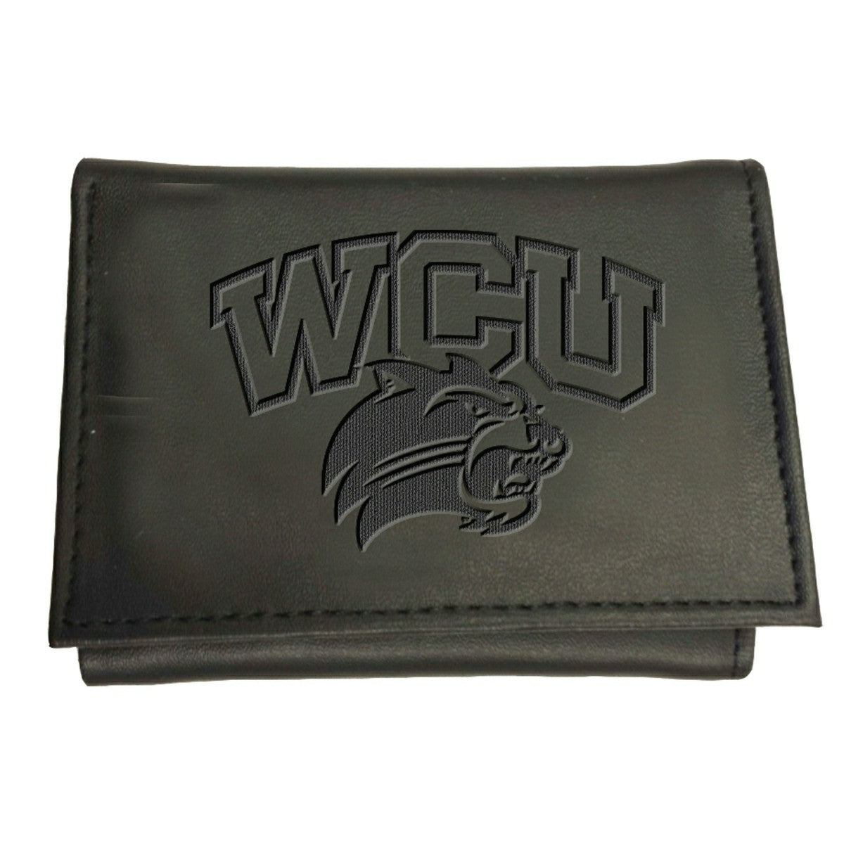 Western Carolina University, Tri-Fold Wallet, Black
