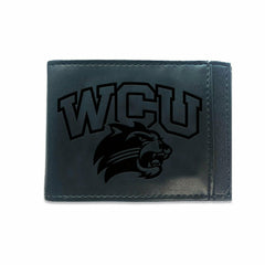 Front Pocket Wallet w/ RFID Blocking, Western Carolina University, Bla