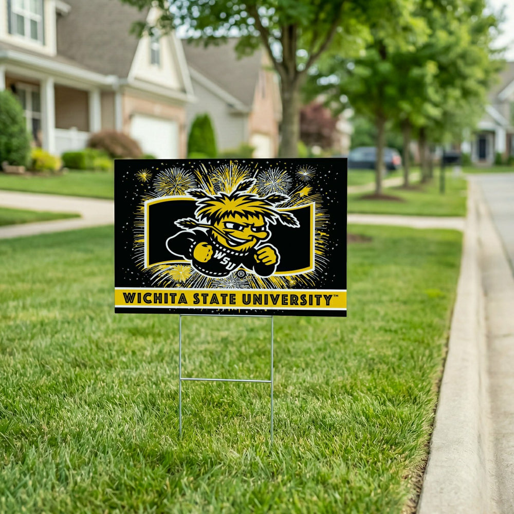 Wichita State University Yard Sign, Patriotic