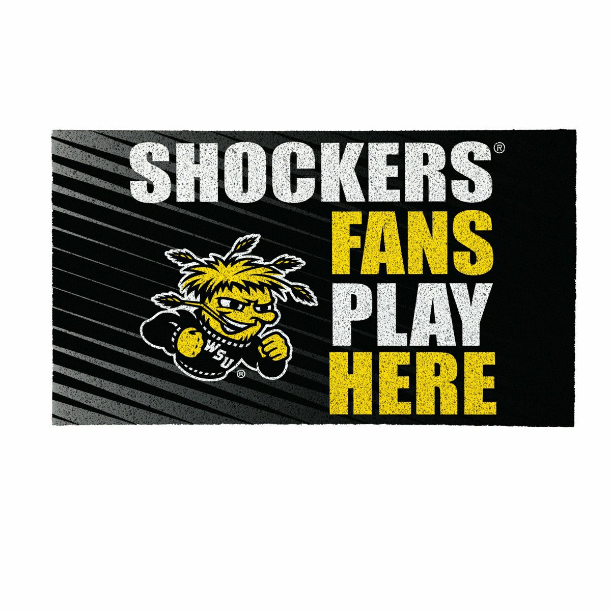 Wichita State University Fan Mat, 28"x16"