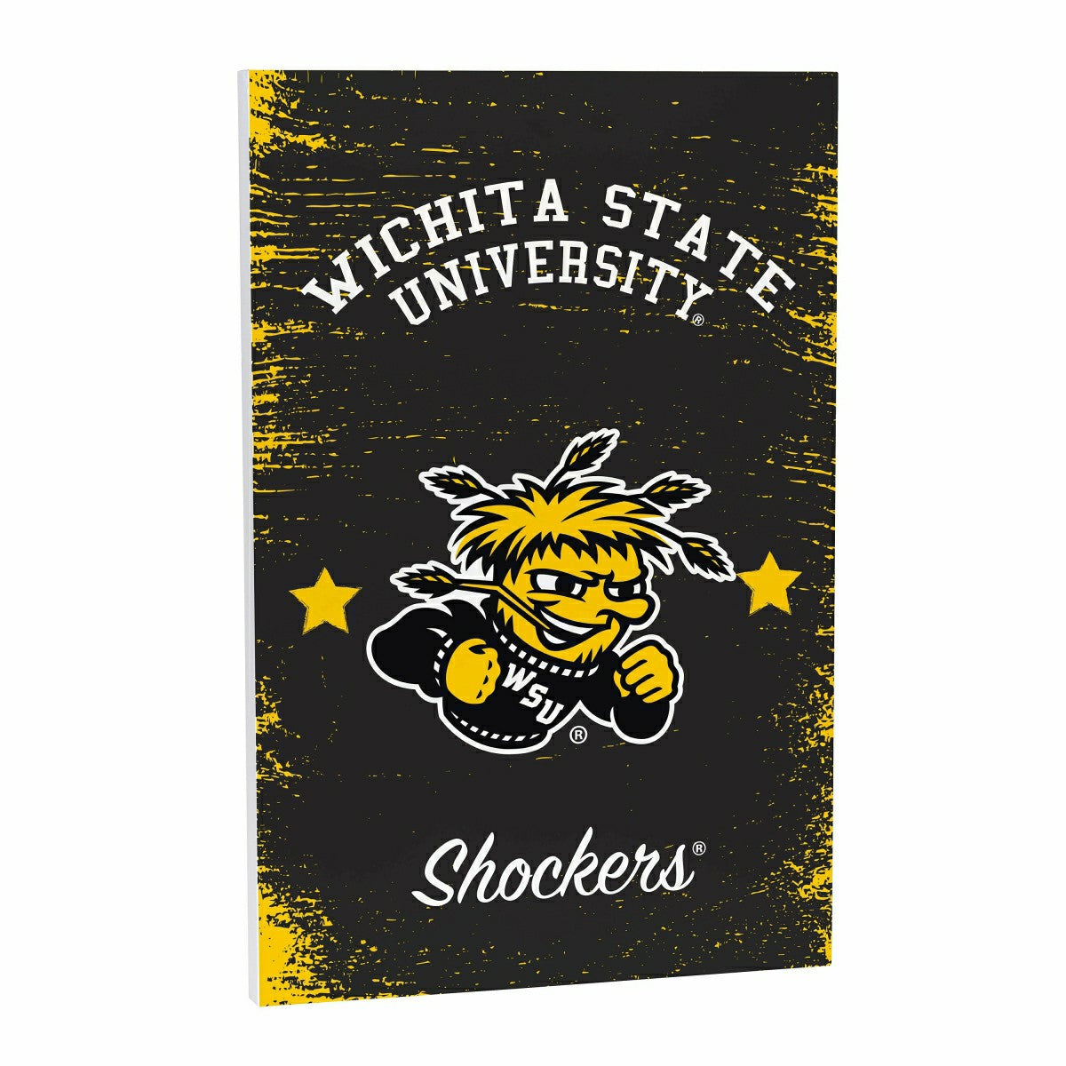Wichita State University Wood Wall Sign, 16x24