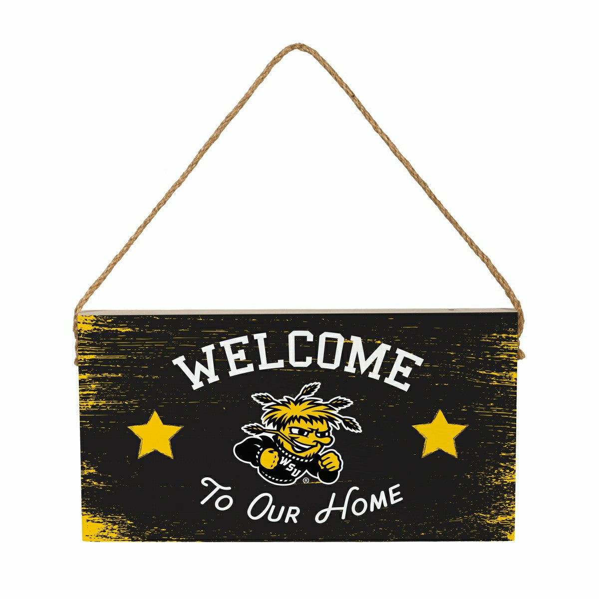 Wichita State University Wood Wall Sign, 6x11