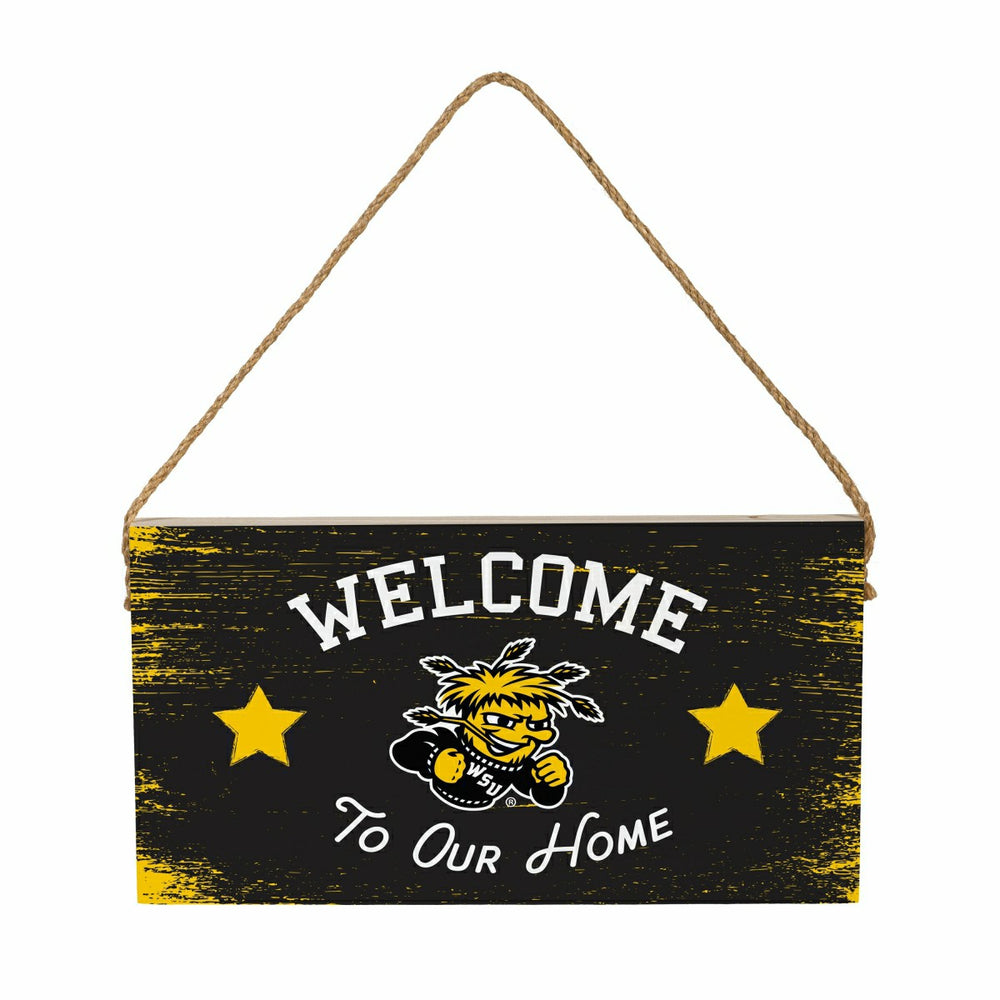Wichita State University Wood Wall Sign, 6x11