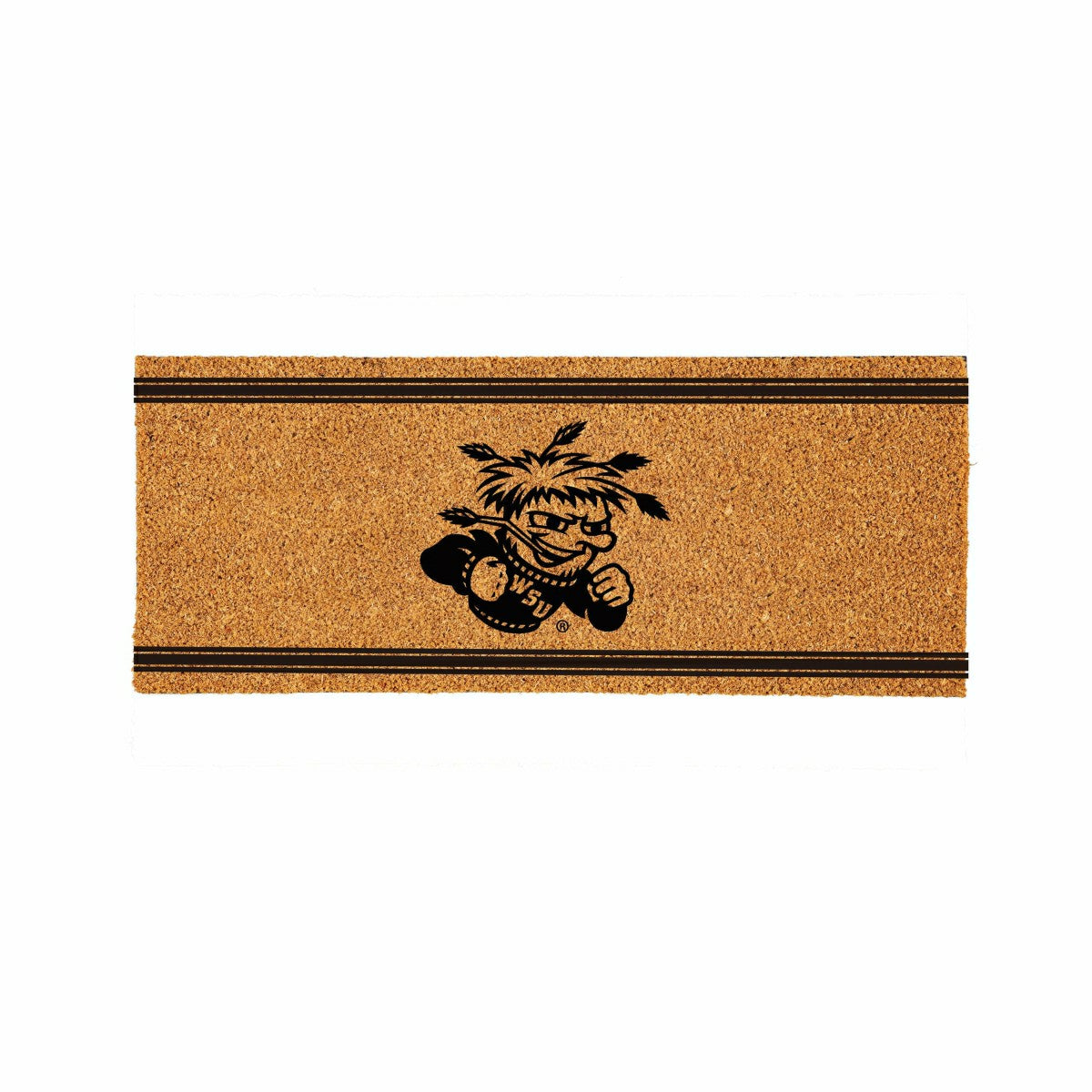 Wichita State University Extra Large One Color Coir Mat, 60"x24"