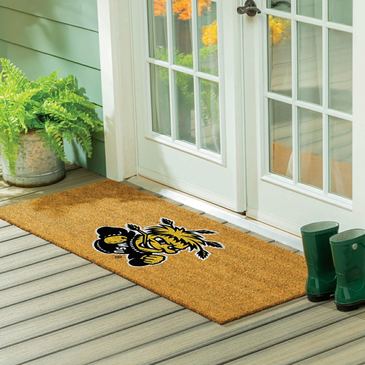 Wichita State University Extra Large Full Color Coir Mat, 60"x24"