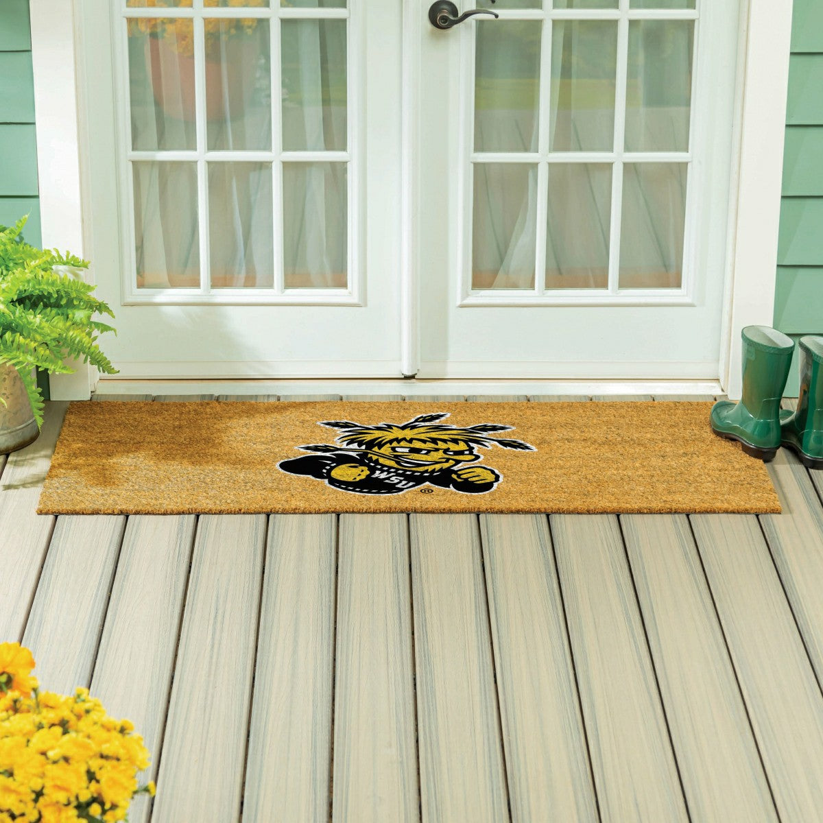 Wichita State University Extra Large Full Color Coir Mat, 60"x24"