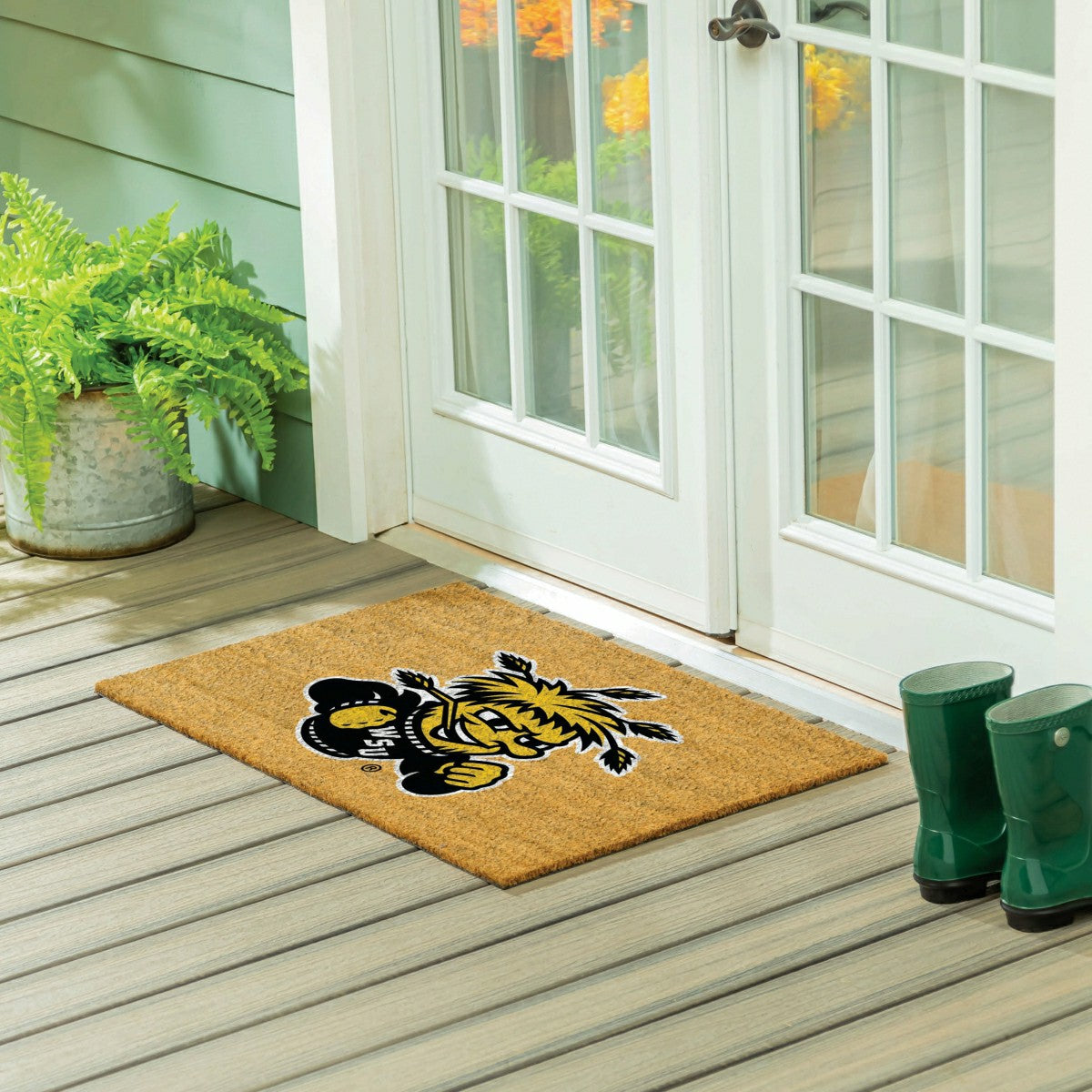 Wichita State University Large Full Color Coir Mat, 36"x24"