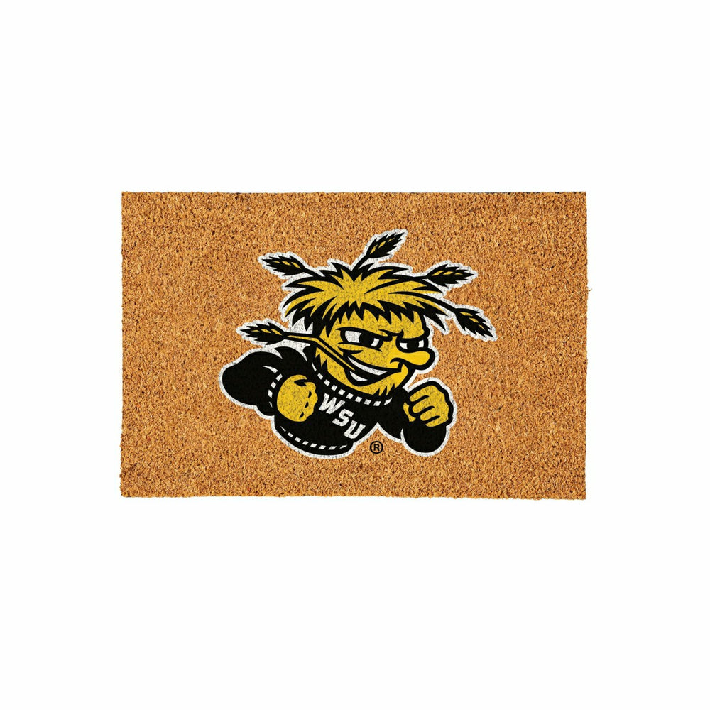Wichita State University Large Full Color Coir Mat, 36"x24"