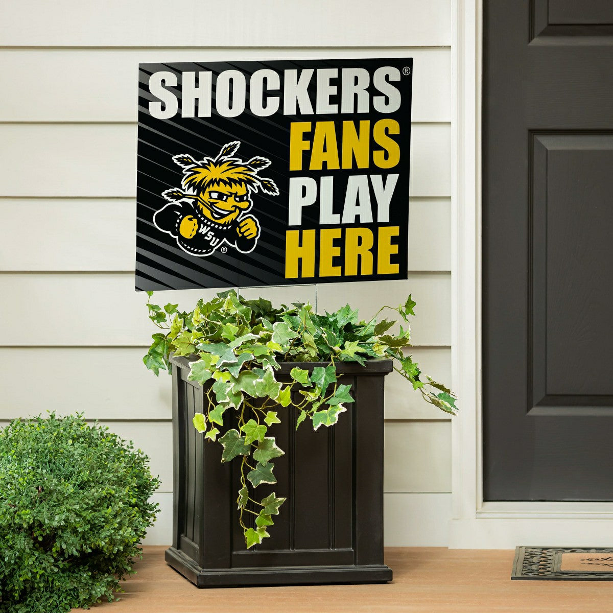 Wichita State University Coroplast Yard Sign "Fans Play Here"