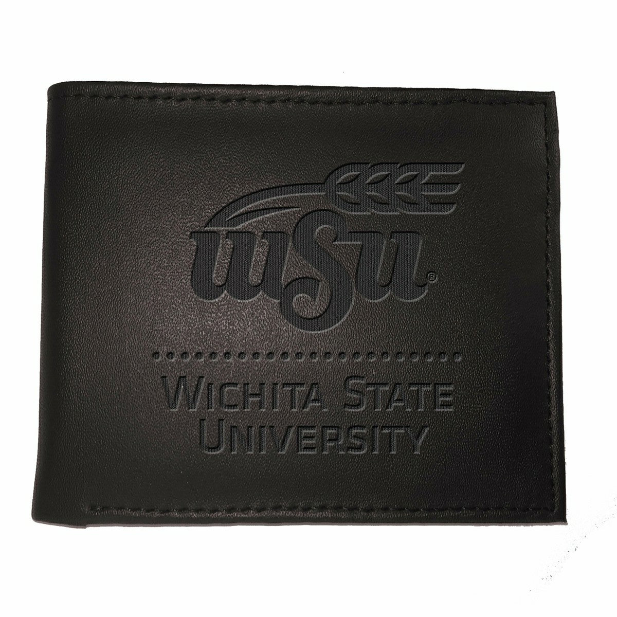 Wichita State University, Bi-Fold Wallet, Black