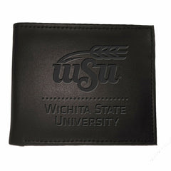 Wichita State University, Bi-Fold Wallet, Black
