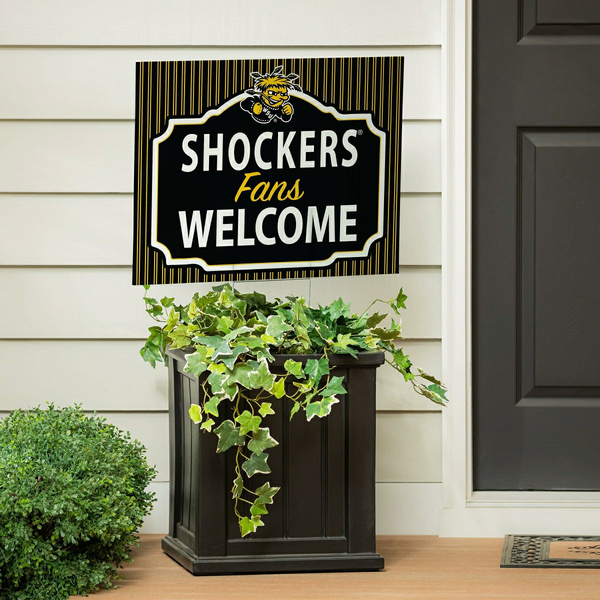 Wichita State University Coroplast Yard Sign, "Fans Welcome"