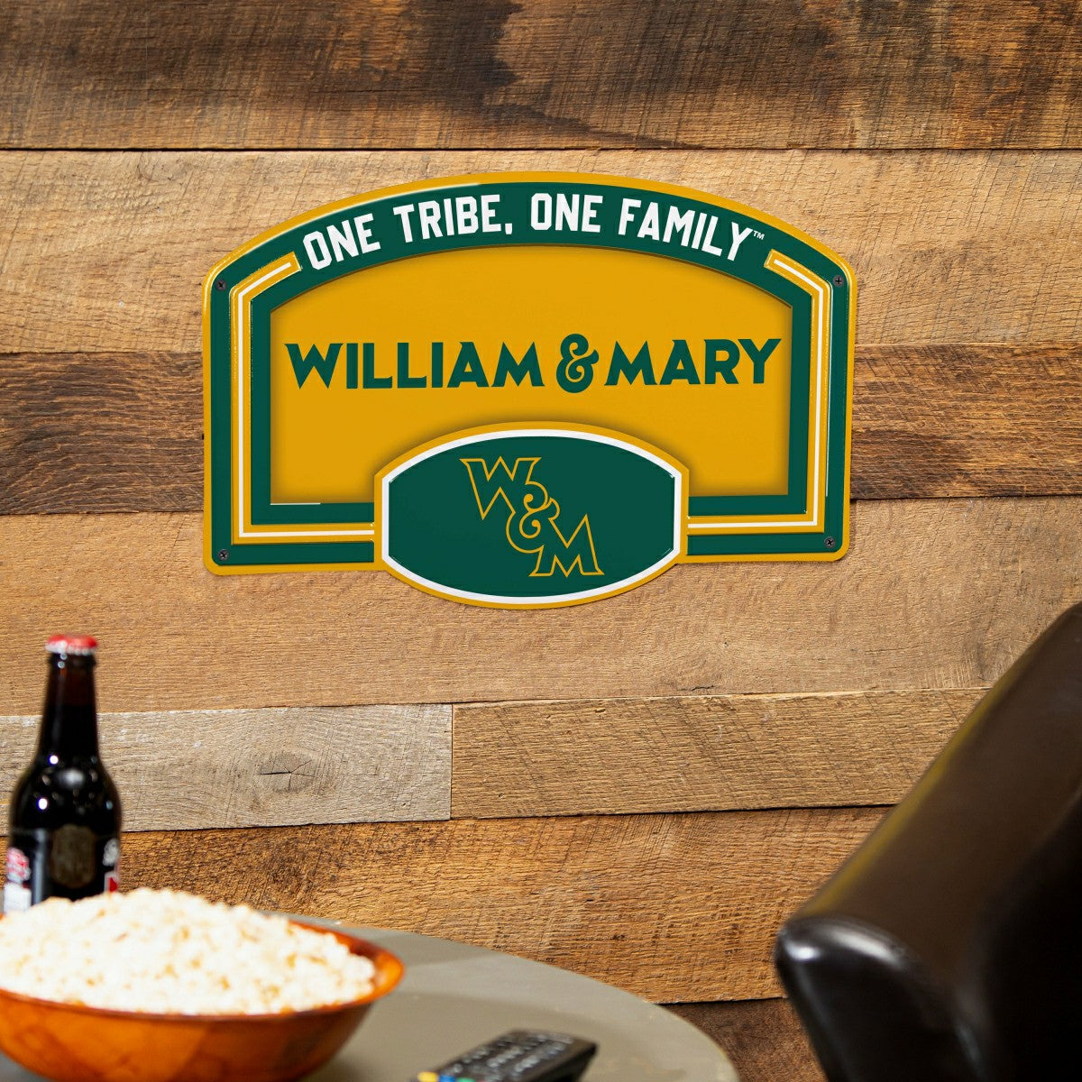 William & Mary USA Embossed Steel Wall Sign, 11" x 17"