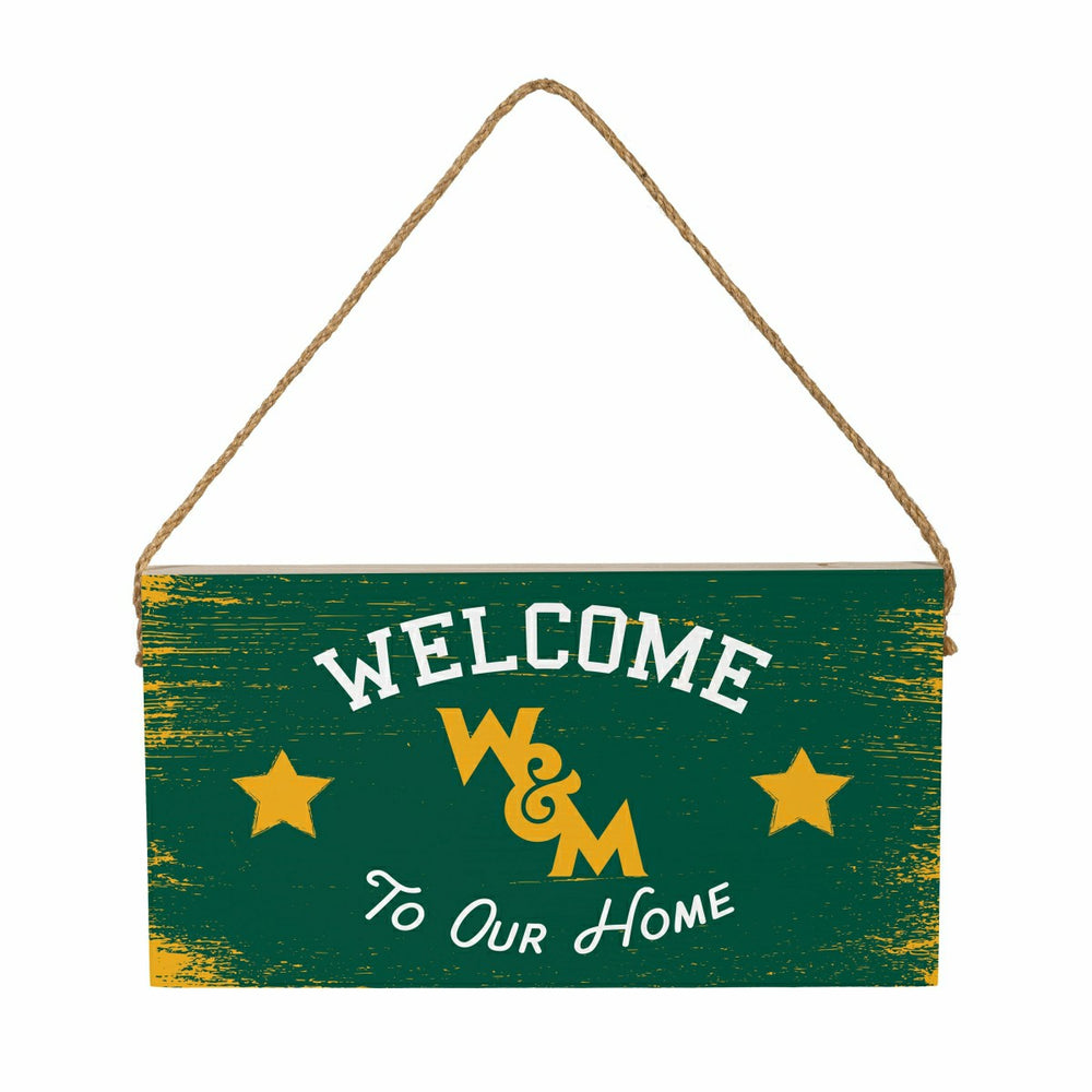 William & Mary Wood Wall Sign, 6x11